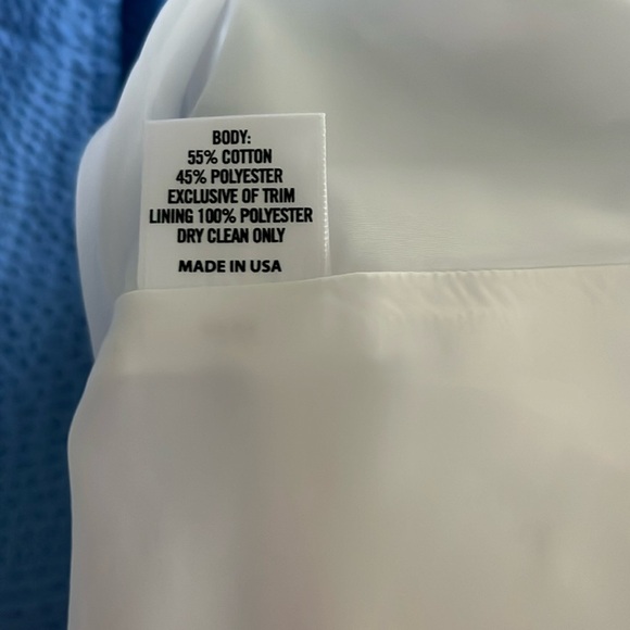 Lauren James  Corbin Dress Delta blue NWT strapless  tie back pleated skirt Sz S - Picture 13 of 13